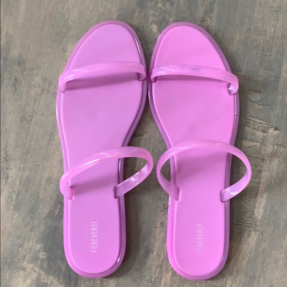 Forever 21 | Shoes | Forever 2 Bright Lilac Sandals | Poshmark